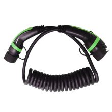 Type2-Type2 Spiral charging cable, 3 phase