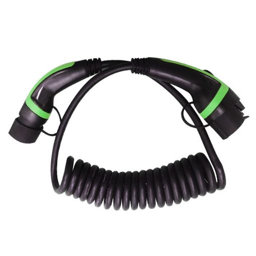 Type2-Type2 Spiral charging cable, 3 phase